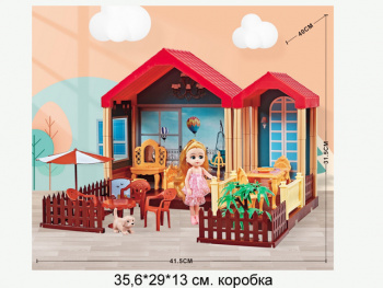 Домик для кукол арт. 668-31" В коробке 35,6*29*13 Домик для кукол арт. 668-31" В коробке 35,6*29*13